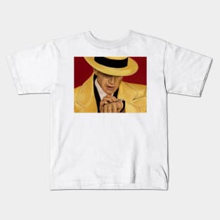 Dick Tracy comic book art Kids T-Shirt